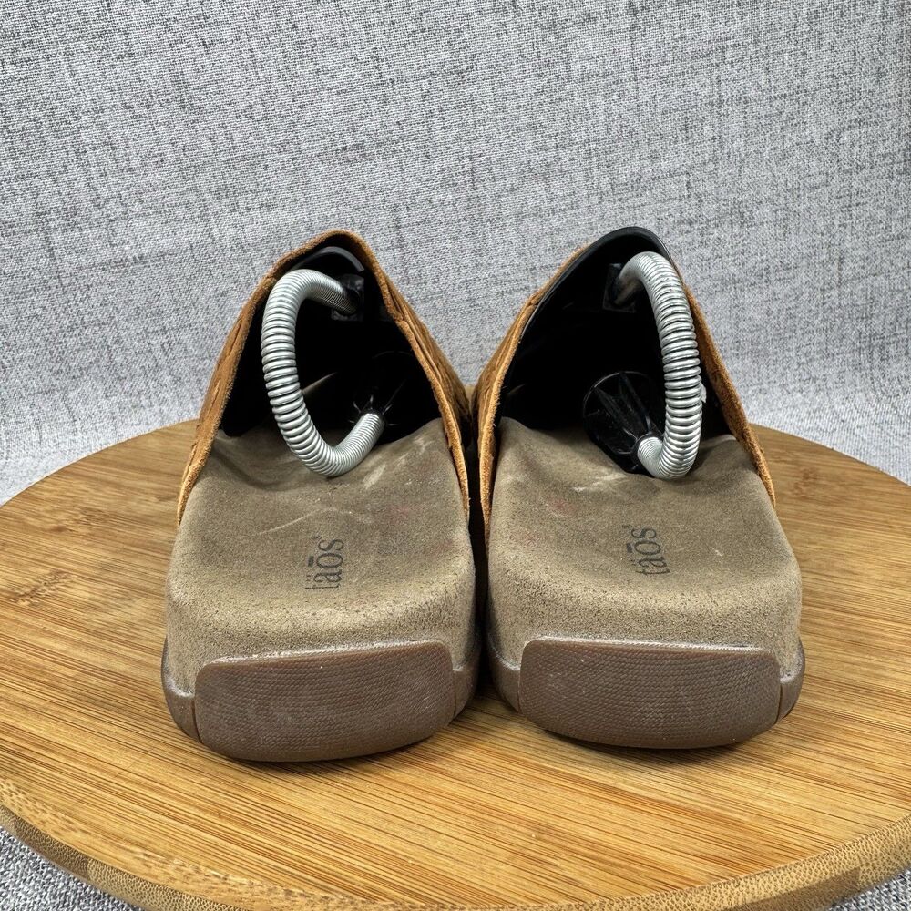 Taos Guru Sandals Women's Size 11 Woven Leather Slip-On Slides - Picture 4 of 9